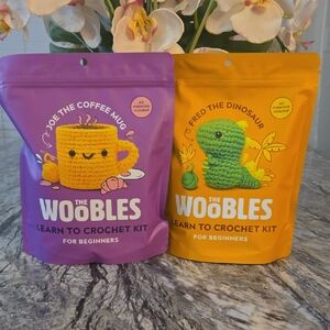 Crochet Kit for Beginners - Purple and Orange